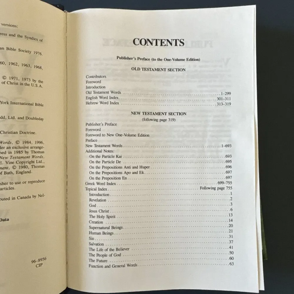 Vine's Complete Expository Dictionary of Old and New Testament Words